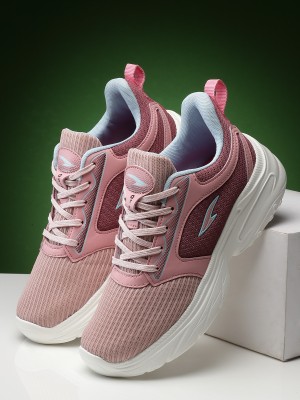 asian Casual Sneaker Shoes For Women | Stylish and Comfortable | Lace-Up Style Sneakers For Women(Pink)