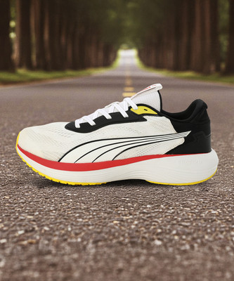 PUMA Galaxis Pro Men's Performance Boost Running Shoes. Running Shoes For Men(White , 9)