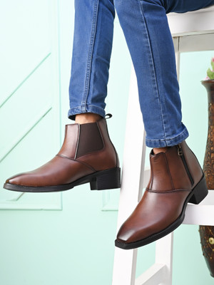 Roadster Boots For Men(Brown , 9)