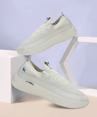 Neemans EASEWALK - LACEUP Casual Shoes For Men | Lightweight, Stylish & Comfortable Sneakers For Men(White , 10)