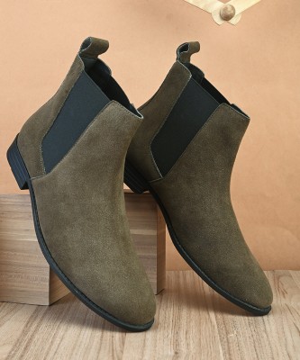 Roadster Boots For Men(Olive)