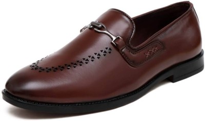 EASTWING Synthetic| Lightweight| Premiun| Comfort| Summer Tendy| Outdoor| Loafers For Men Loafers For Men(Brown , 9)