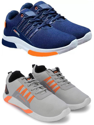 ELASA TY-RUNFREE BLUE_HEROO GREY Outdoors For Men(Blue , 9)