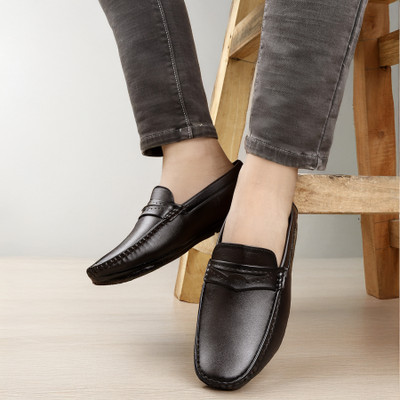 Zoltero loafers shoes Comfortable, Stylish & Casual Footwear, Ethic and Party Wear Loafers For Men(Brown , 10)