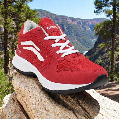 Elevarse Stylish Sports Shoe for Men (Red) Running Shoes For Men(Red , 11)
