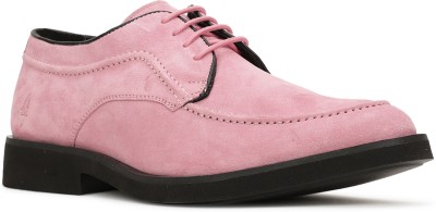 HUSH PUPPIES HPxELVIS OXFORD Lace Up For Men(Pink)
