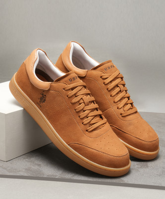 U.S. POLO ASSN. CALDERA Sneakers For Men(Tan , 9)