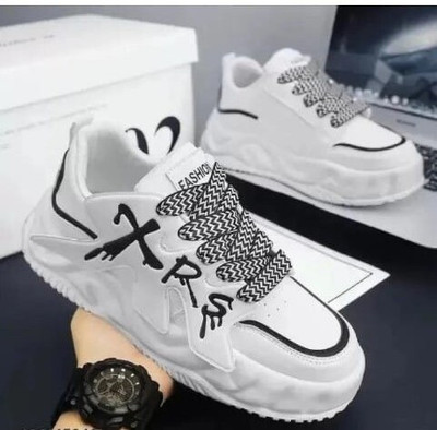 azalya Stylish Men Performance Shoes for Running, Walking & Fitness Running Shoes For Men(White , 6)