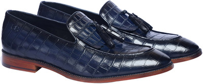 GUYSKALER Nikolas – Navy Colored – Argentinian Leather Sole Party Wear For Men(Navy , 10)