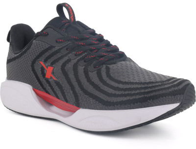 Sparx SM 795 Running Shoes For Men(Black, Red , 9)