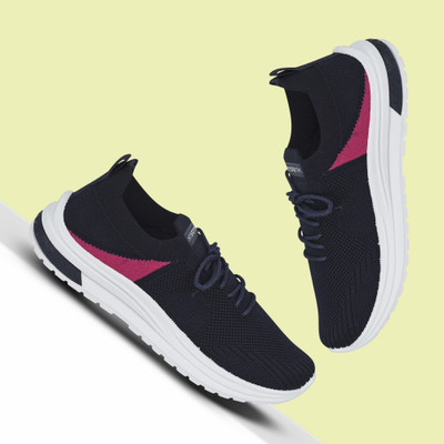 M7 By Metronaut Comfi-Line Soft Casual Sneakers For Women(Navy , 8)