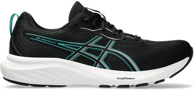Asics GEL-CONTEND 9 Running Shoes For Men(Black, White , 11)