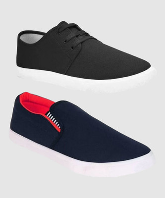BRUTON Men Combo Pack of 2 Casual Shoes Canvas Shoes For Men(Multicolor , 7)