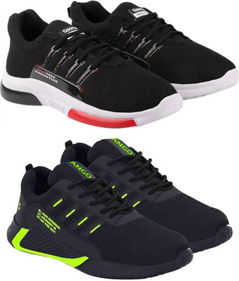 ELASA TY-RUNFREE BLACK_MINT GREEN Outdoors For Men(Black , 7)