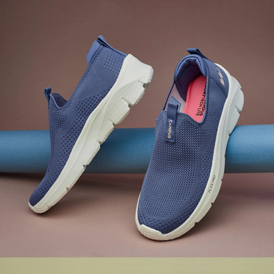 CAMPUS KURSTIN Women's Casual Shoes | Memory Insole with PilloFoam Comfort | Slip-On Walking Shoes For Women(Blue , 5)