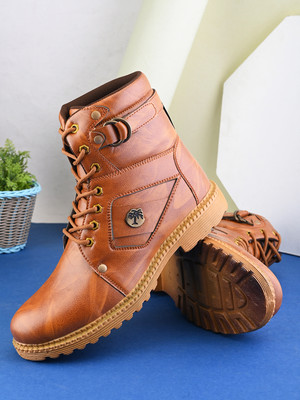 KILLER Tan Casual Boots For Men Boots For Men(Tan , 9)