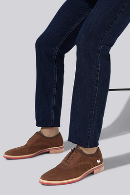Neemans The Oxford Knits Sneakers for Men | Breathable, Comfortable, Trendy & Stylish Sneakers For Men(Brown , 9)
