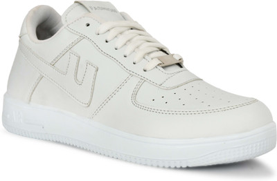 Groofer Unique Trendy Men's Casual Sneakers Sneakers For Men(White , 10)