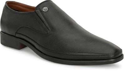ALBERTO TORRESI Alberto Torresi Genuine Leather Black Slipon Formal Shoes Slip On For Men(Black)