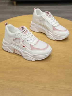 MEGPAR Sneakers For Women(White , 8)