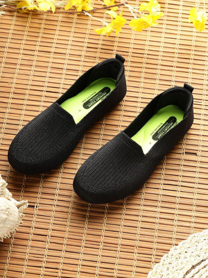 WELCOME Comfortable Outdoor Bellies For Women(Black , 4)