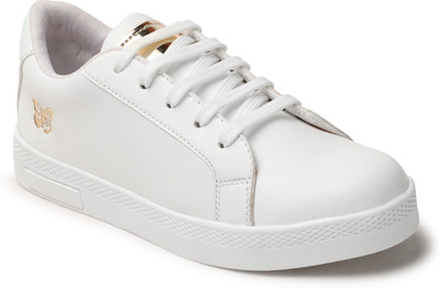 Longwalk Discover Our Chic White Sneakers Collection Sneakers For Women(White , 4)