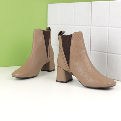 MOCHI 31-715 Boots For Women(Beige , 4)