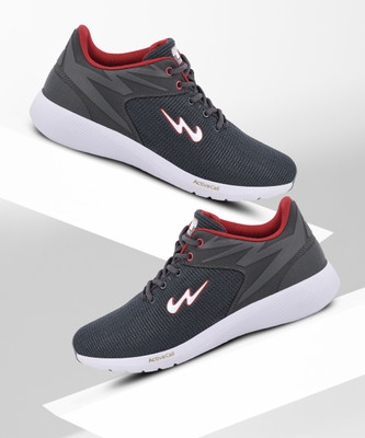 CAMPUS ROYCE-2 Men's Sports Shoes | Comfy Mesh Upper for Enhanced Airflow | Lace-Up Walking Shoes For Men(Grey , 7)