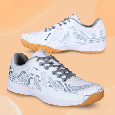 NIVIA APPEAL 3.0 Badminton Shoes For Men(White, Grey)