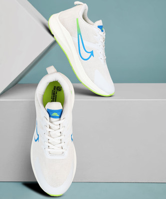 richerson Running Shoes For Men(Off White, Green , 7)