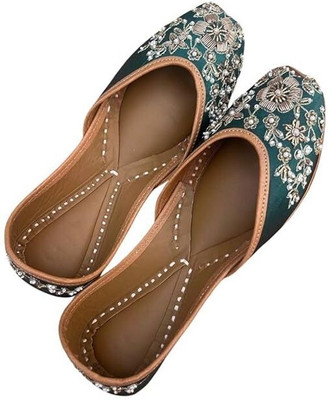 Pind Poppers Party Wear For Women(Green , 4)