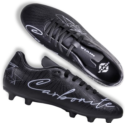 NIVIA Carbonite 7.3 Football Shoes For Men(Black , 6)