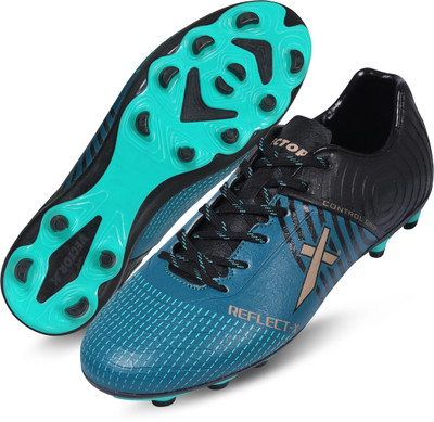 VECTOR X Reflect X Synthetic Leather Football Shoe/Stud Football Shoes For Men(Green , 5)