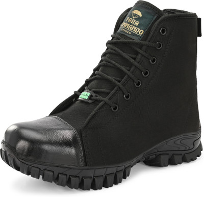 SeeandWear Jungle Boot Zip for Army Light-Weight Tracking Shoes Boot Boots For Men(Black , 9)