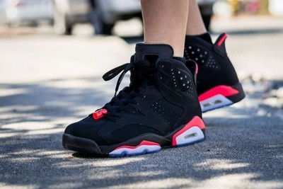 HMS Men's High-Top Sneakers | Stylish Black & Red Basketball-Inspired Shoes Casuals For Men(Black, Red , 7)