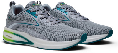 CAMPUS REBEL Men's Sports Shoes | Breathable Mesh Upper with Nitrofly Tech | Lace-Up Running Shoes For Men(Grey , 9)