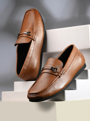 FRANCO Slip On For Men(Tan , 7)