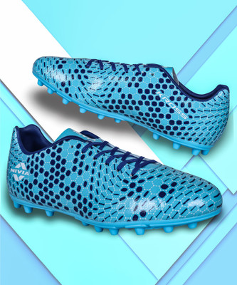 NIVIA KROSS Football Shoes For Men(Blue , 9)