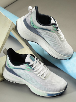asian Hypercushion-01 Gym,Sports,Training,Stylish With Extra Comfort Training & Gym Shoes For Men(White, Blue , 8)