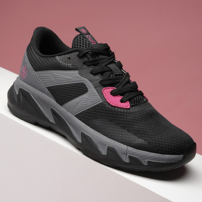 Cult Running Shoes Enhanced Cushioning Enhanced Grip Lightweight High Traction Running Shoes For Women(Black , 8)