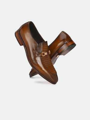 EGOSS Slip On For Men(Tan , 7)