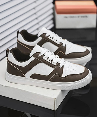 lejano Sneakers For Men(Brown, White , 6)