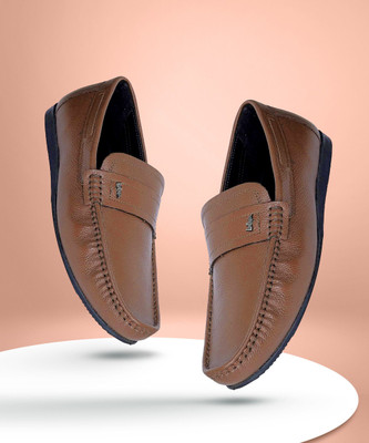 LEE COOPER Loafers For Men(Tan , 9)