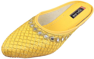 SHREE OL Jutis For Women(Yellow , 7)