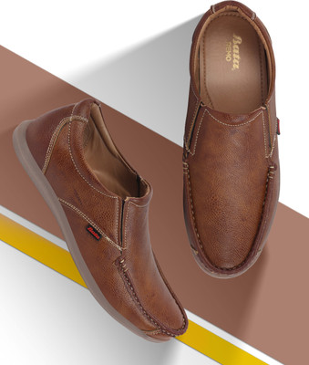 Bata Casual Slip On Loafers For Men(Brown , 9)