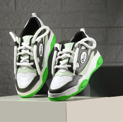 Aadwin Canvas Shoes For Men(Green , 8)