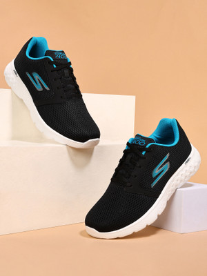 Skechers GO RUN 400 Running Shoes For Men(Black , 10)