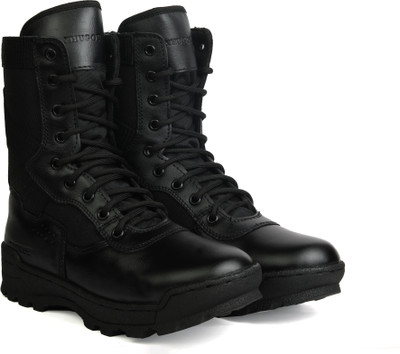 XHUGOY Boots For Men(Black , 7)