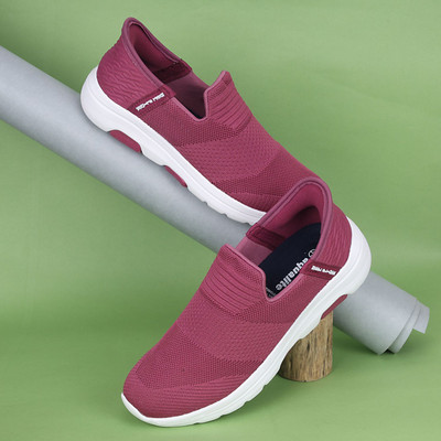 Aqualite Aqualite NEXA(PRO)women slip-on casual shoes laceless dailywear Slip On Sneakers Outdoors For Women(Purple , 4)