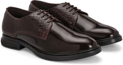 INVICTUS Formal Lace Up For Men(Brown , 6)